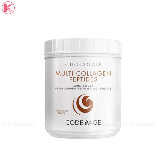 Bột Uống Collagen CodeAge Multi Collagen Peptides Chocolate 515g